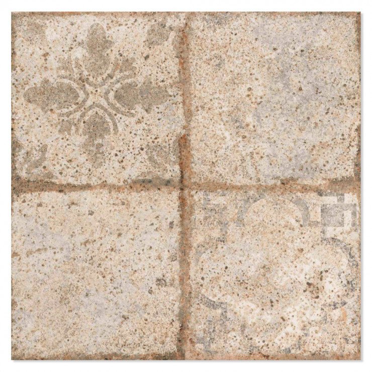 Klinker Loire Beige-Mix Mat 33x33 cm-1